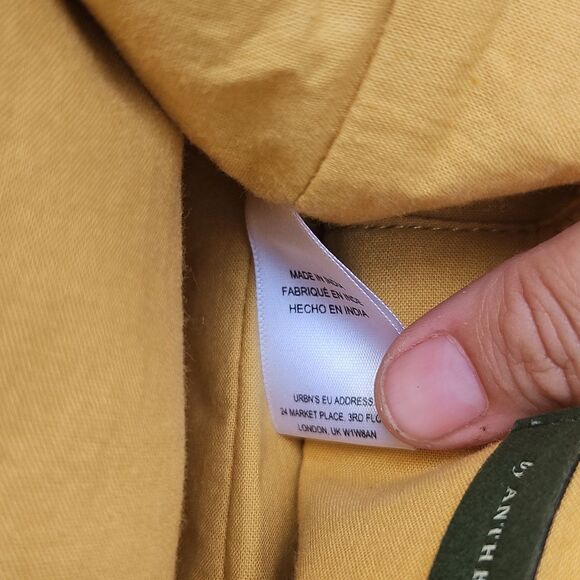 Anthropologie Yellow Velvet Convertible Clutch Crossbody Bag - Picture 7 of 9